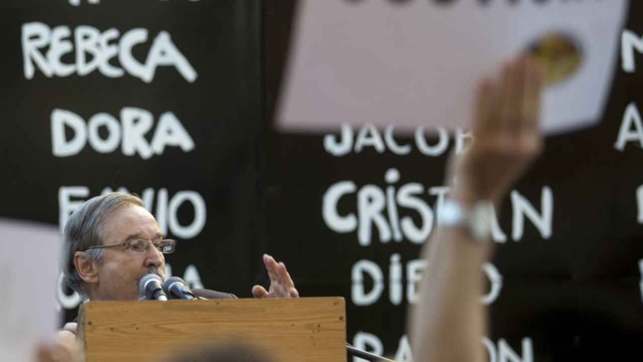 Líderes de la oposición asistieron al acto de la AMIA y la DAIA
