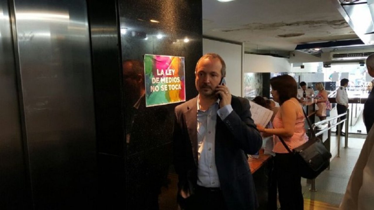 Cuatro días después de los fallos, Sabbatella pudo entrar a la AFSCA