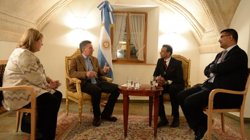 Macri llegó a Davos para reunirse con empresarios y presidentes