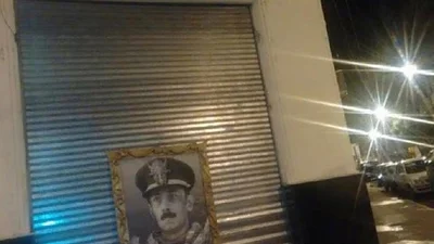 Polémica por un retrato de Videla en un local del PRO Polémica por un retrato de Videla en un local del PRO