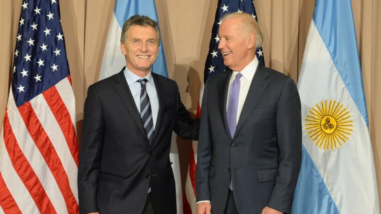 Foro de Davos: Macri y Massa, juntos con el vicepresidente de los Estados Unidos