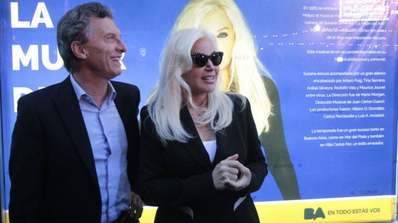 Susana Giménez salió a defender a Macri: "Su gobierno es maravilloso"