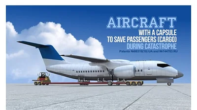 El avión que permite que los pasajeros se salven en un accidente El avión que permite que los pasajeros se salven en un accidente