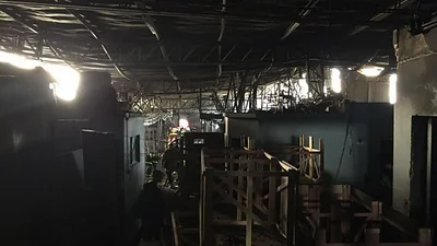 Así quedó el depósito de Canal Trece y TN tras el incendio Así quedó el depósito de Canal Trece y TN tras el incendio