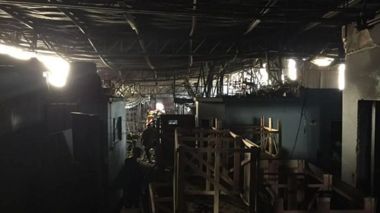 Así quedó el depósito de Canal Trece y TN tras el incendio