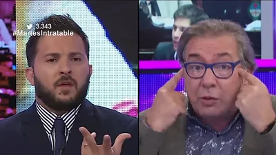 Levinas insultó a Brancatelli y se sacó en vivo en Intratables Levinas insultó a Brancatelli y se sacó en vivo en Intratables