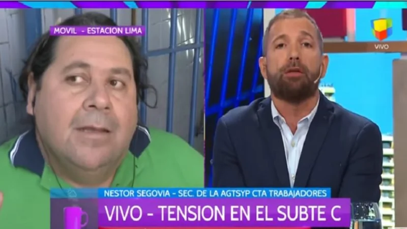Fuerte cruce de un metrodelegado con Duggan por el paro en el subte
