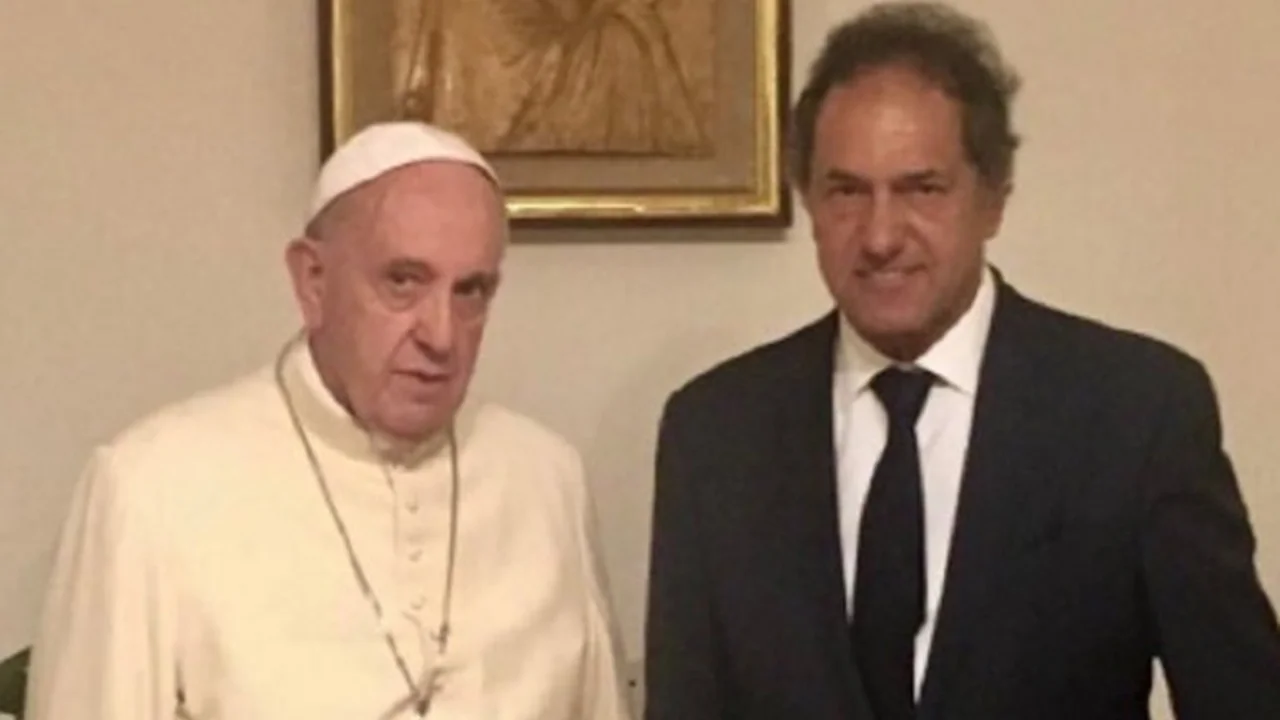 El Papa tuvo su primera audiencia del año con un político argentino: se reunió con Scioli