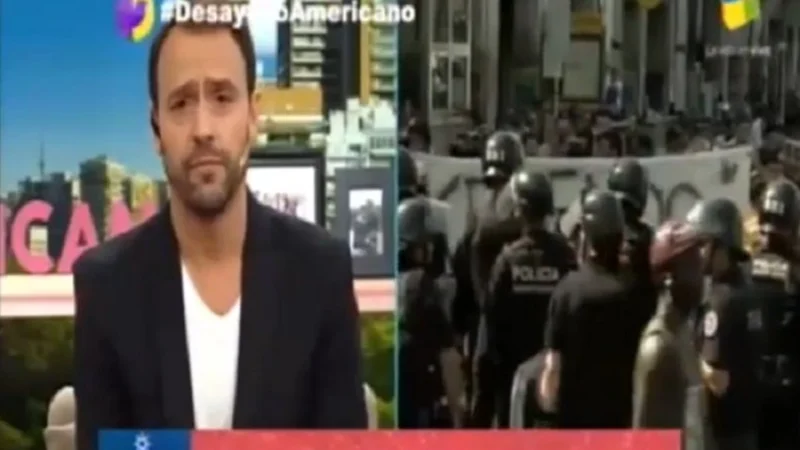 El incómodo momento que pasaron Plager y Pallares al aire con un mantero de Once