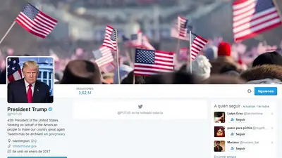 Obama se quedó con la cuenta de Twitter del Presidente de los Estados Unidos Obama se quedó con la cuenta de Twitter del Presidente de los Estados Unidos