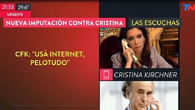 La falsa conversación entre Cristina Kirchner y Parrilli que difundió Todo Noticias La falsa conversación entre Cristina Kirchner y Parrilli que difundió Todo Noticias