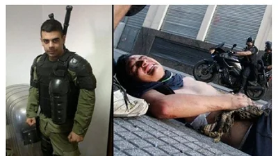 Los mensajes anti K del Policía detenido por el joven atropellado en la marcha Los mensajes anti K del Policía detenido por el joven atropellado en la marcha