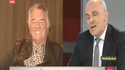 Espert y Barrionuevo se cruzaron en el piso de TN Espert y Barrionuevo se cruzaron en el piso de TN