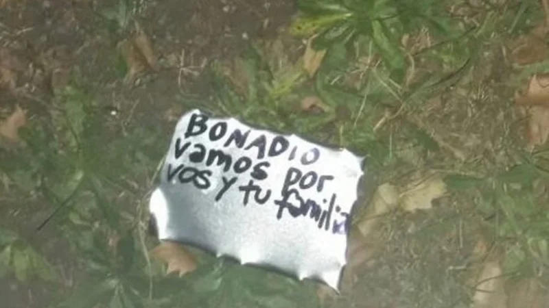 Sospechoso incidente en Tres de Febrero: apareció una bomba con amenazas a Bonadio y Patricia Bullrich