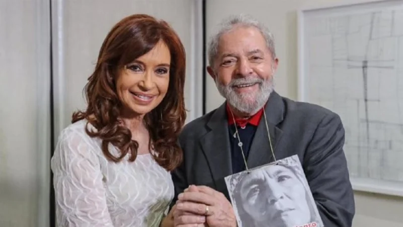 El mensaje de apoyo de Cristina Kirchner a Lula da Silva
