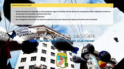 La trivia para saber qué tipo de peronista sos y se volvió viral La trivia para saber qué tipo de peronista sos y se volvió viral