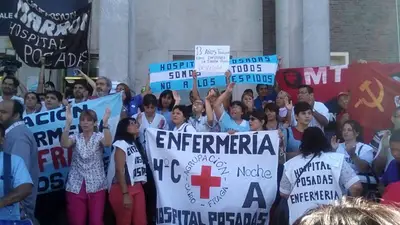 Hospital Posadas: Paro y movilización contra los 122 despidos Hospital Posadas: Paro y movilización contra los 122 despidos