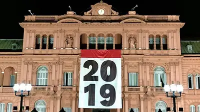 La peculiar decoración de la Casa Rosada para recibir el año nuevo La peculiar decoración de la Casa Rosada para recibir el año nuevo
