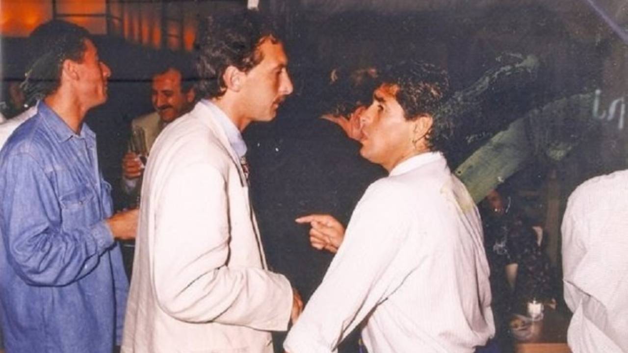 Inédito: el día que Diego Maradona se peleó con Mauricio Macri en el casamiento de Valeria Mazza