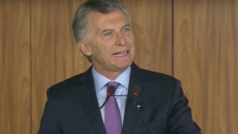 Mauricio Macri cerró su discurso en Brasil con una frase en portugués