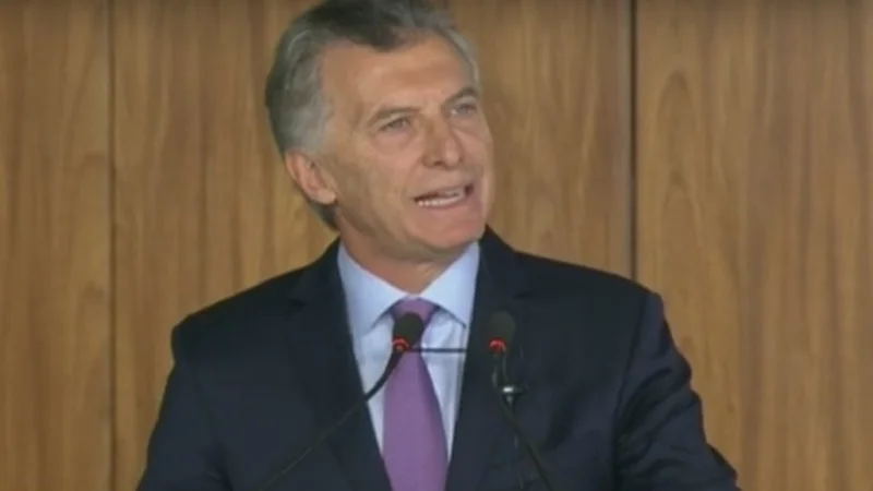 Mauricio Macri cerró su discurso en Brasil con una frase en portugués