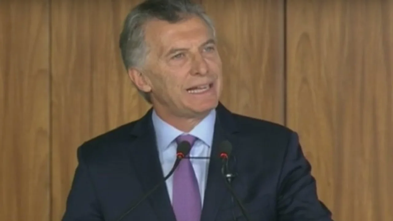 Mauricio Macri cerró su discurso en Brasil con una frase en portugués
