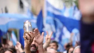 Marcha de Antorchas en Rosario: las impactantes imágenes Marcha de Antorchas en Rosario: las impactantes imágenes