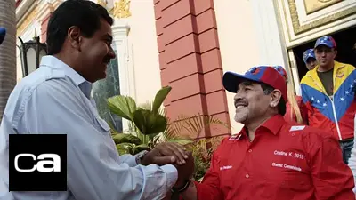 Venezuela: el mensaje de Maradona a Maduro en medio de la avanzada opositora Venezuela: el mensaje de Maradona a Maduro en medio de la avanzada opositora