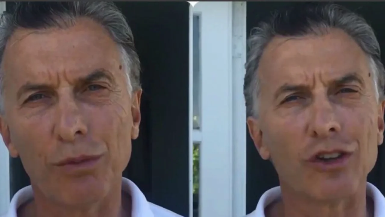 En medio de sus mini-vacaciones, Macri grabó un video para Venezuela