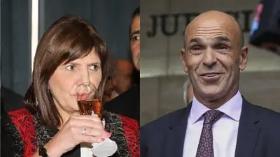 Arribas y la AFI le regalaron un champagne a Patricia Bullrich Arribas y la AFI le regalaron un champagne a Patricia Bullrich