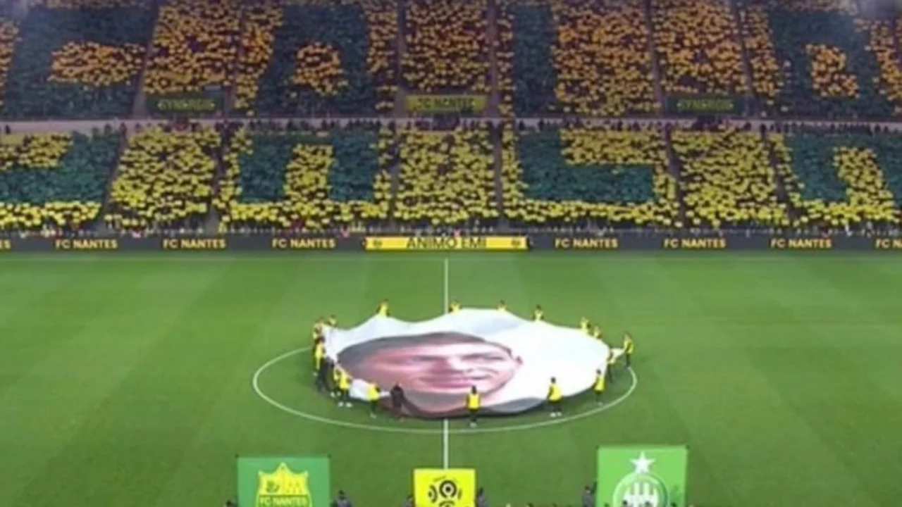 El emotivo homenaje del club Nantes a Emiliano Sala