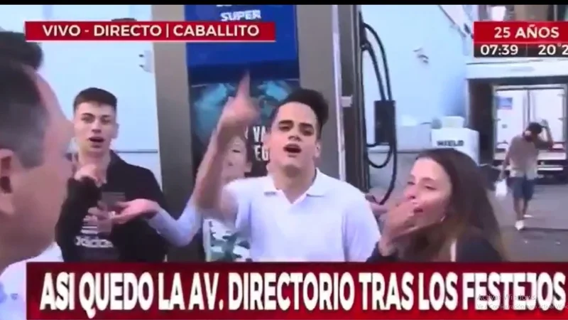 El mal momento que vivió un notero de Crónica por un comentario
