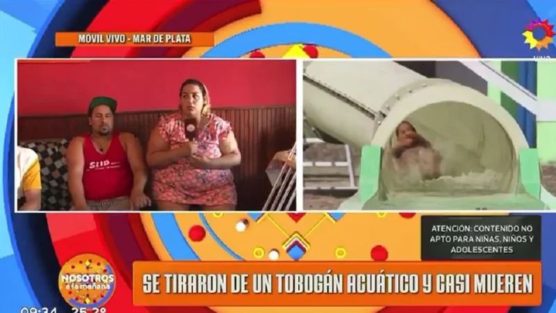 La incómoda pregunta de periodista de Canal 13 a una accidentada: "¿Había restricción de peso?"