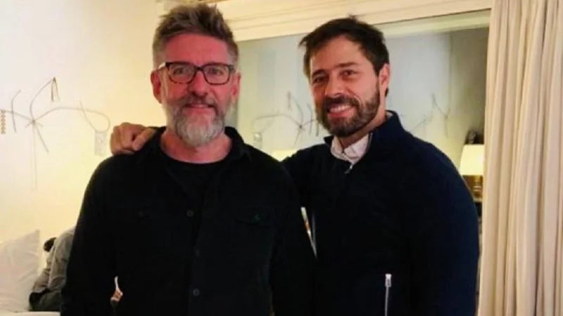 "¿Está enamorado?" La incómoda pregunta a Luis Novaresio que le hizo al aire su pareja, Braulio Buaub