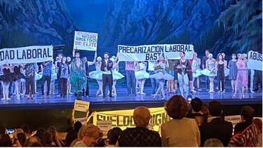 El reclamo de trabajadores del Colón ante directivos macristas
