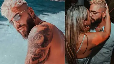 Le comió la boca: Maluma subió una controvertida foto besando a su madre Le comió la boca: Maluma subió una controvertida foto besando a su madre