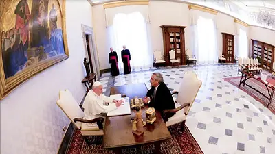 Alberto reveló una charla inédita con el Papa Francisco Alberto reveló una charla inédita con el Papa Francisco