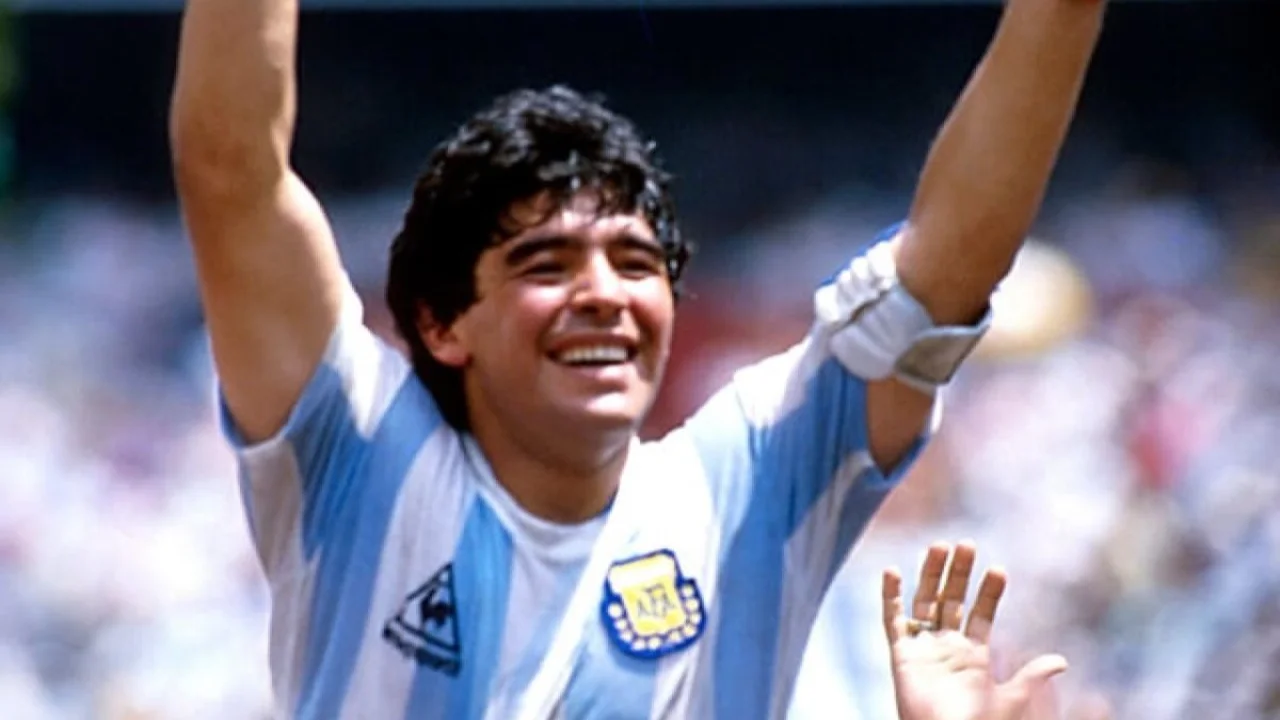 Se viralizó una foto de Maradona en el momento en el que Argentina le gana a Alemania a Federal y se queda con la Copa del Mundo