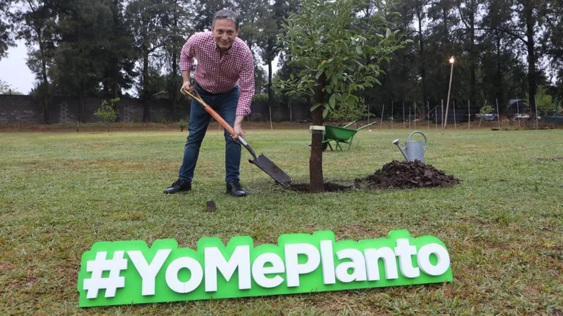 Fernando Gray lanzó un Programa de Forestación en Esteban Echeverría