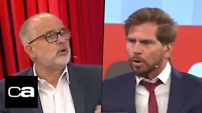 Daniel Arcucci y el Pollo Vignolo se pelean en ESPN Daniel Arcucci y el Pollo Vignolo se pelean en ESPN