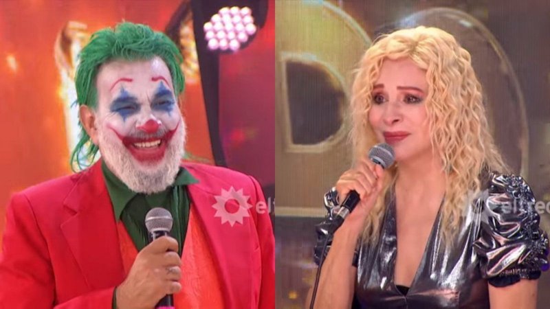 Cantando 2020: Miguel Ángel Rodríguez se vistió de El Joker e hizo llorar a Nacha Guevara