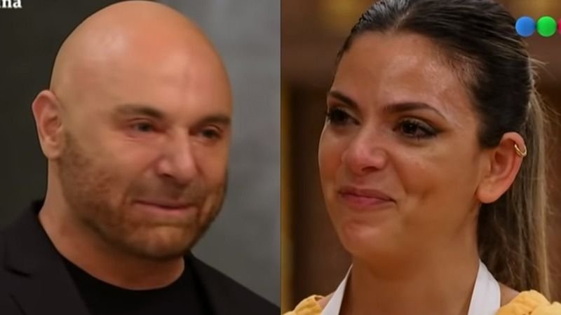 Martitegui y Belu Lucius lloran en MasterChef