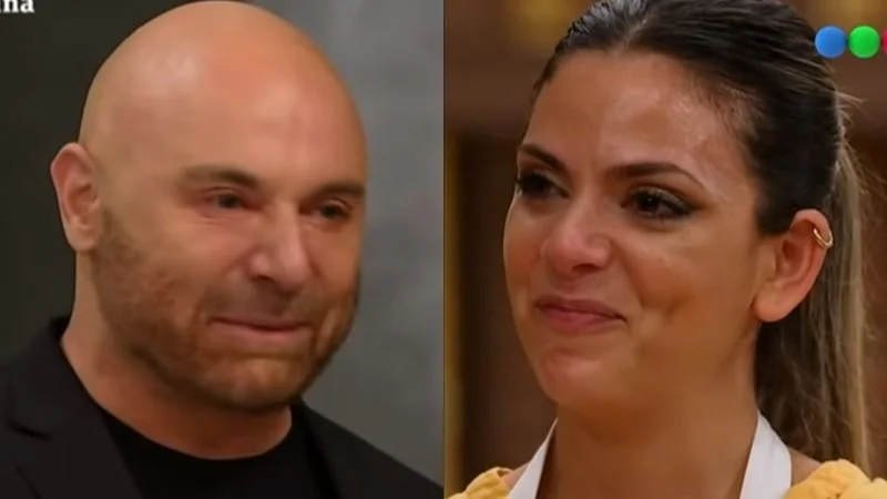 Martitegui y Belu Lucius lloran en MasterChef