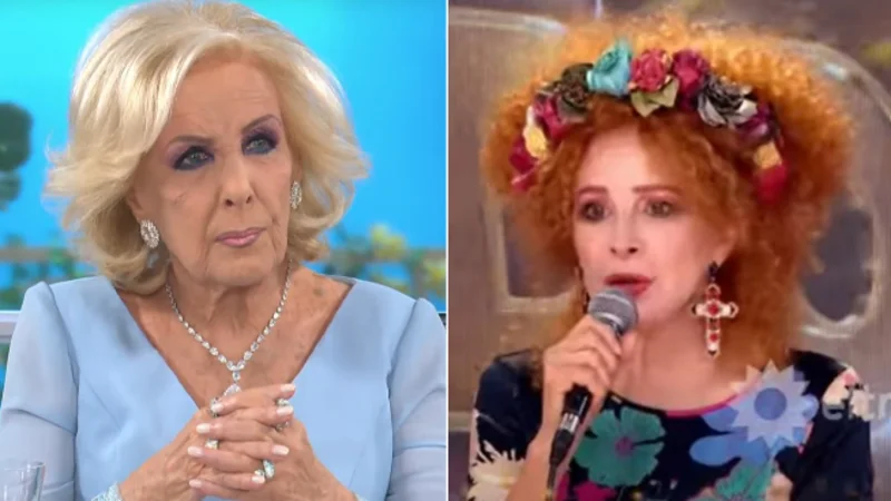 Mirtha Legrand y Nacha Guevara 
