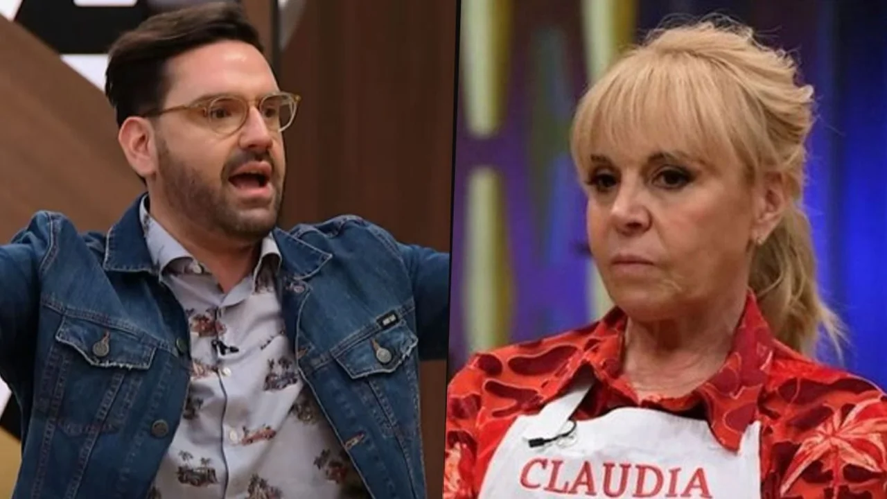 Damián Betular y Claudia Villafañe en MasterChef Celebrity