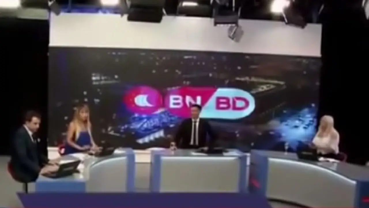 así tembló el canal de TV con el terremoto de San Juan 
