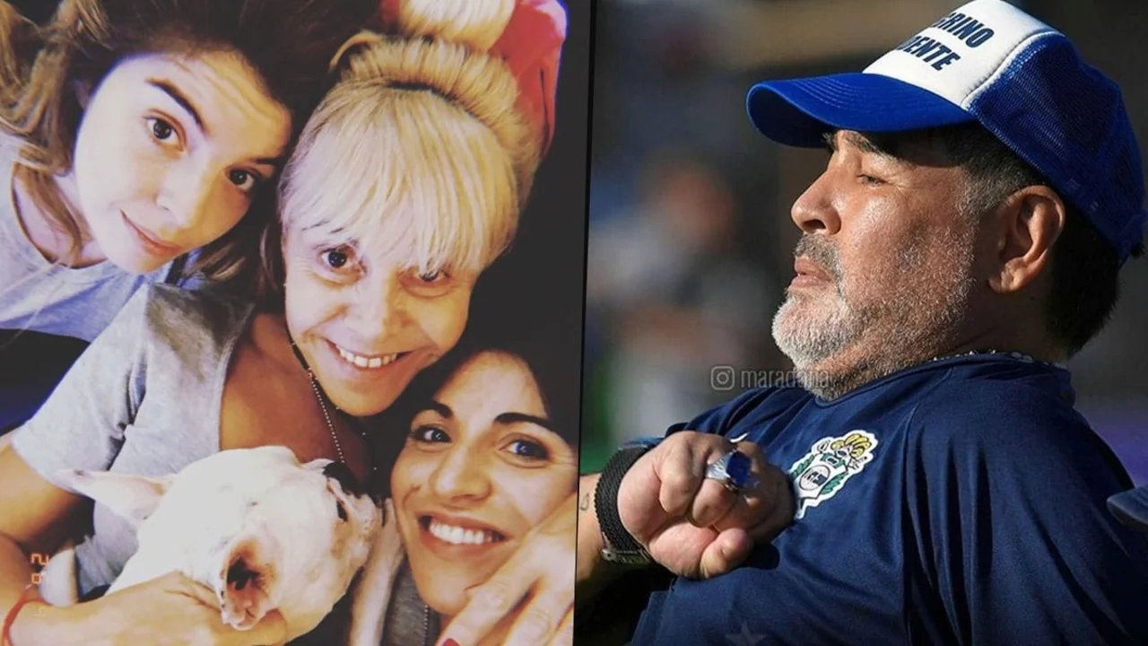Claudia Villafañe, Dalma Maradona y Gianinna Maradona le dedican una foto a Diego Maradona tras la conquista de MasterChef