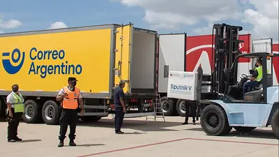 Correo Argentino terminó la primera etapa de distribución de la Sputnik V Correo Argentino terminó la primera etapa de distribución de la Sputnik V