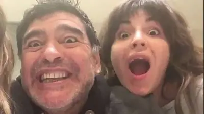 Diego y Gianinna Maradona Diego y Gianinna Maradona