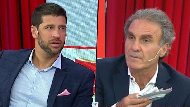 Sebastián Domínguez y Oscar Ruggeri en ESPN